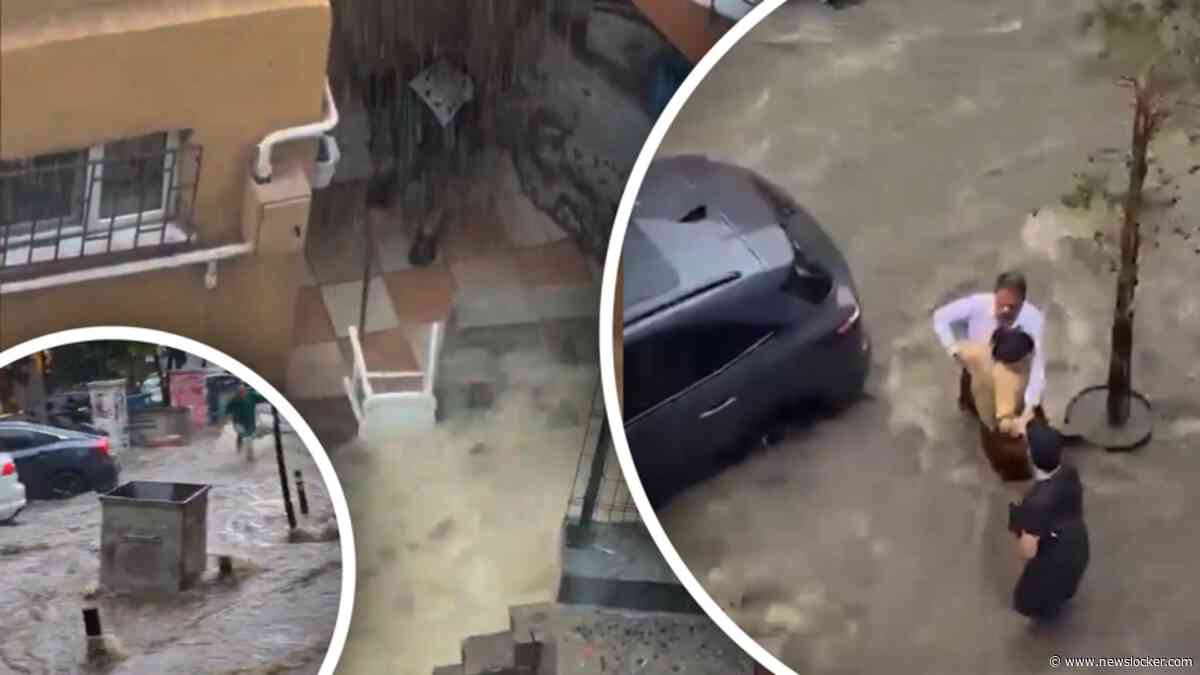 Enorme overstromingen teisteren straten Istanbul
