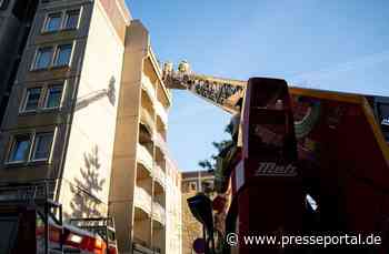 FW Dresden: Wohnungsbrand in Hochhaus - Bewohner verhindert Rauchausbreitung durch umsichtiges Handeln