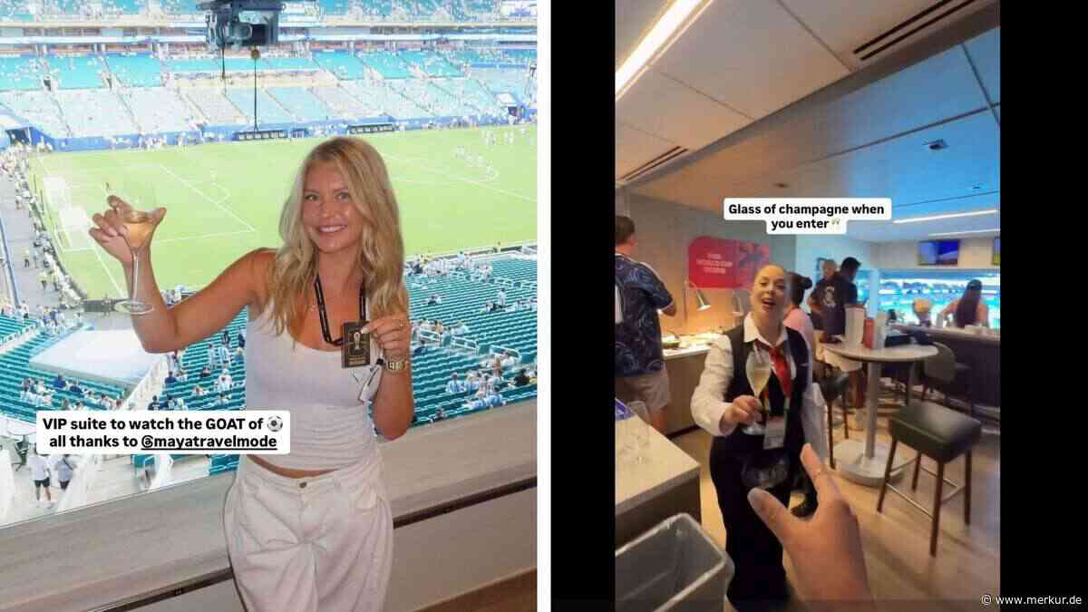 Diese WM-Lounge kostet 75.000 € – Influencerin gibt Einblick