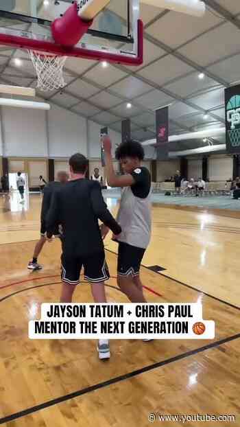 JT & CP3 mentor the next generation of guards & forwards at their Elite Camp in Las Vegas! 🏀