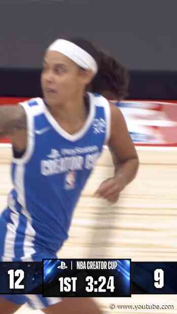 Bree Green always hits big buckets at the PlayStation NBA Creator Cup 👀