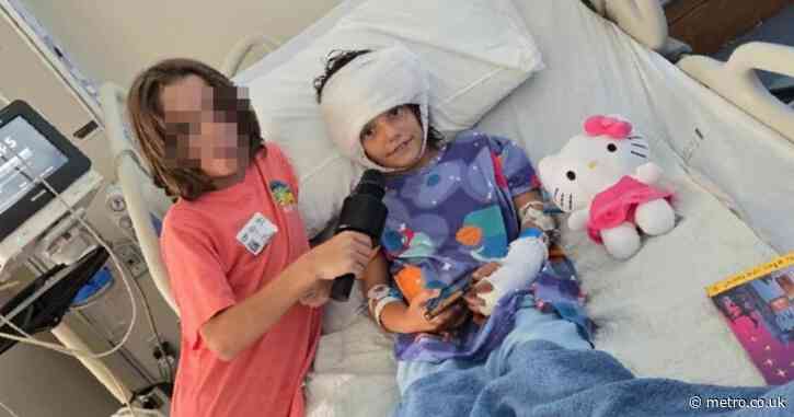 Girl, 7, has ‘scalp ripped off’ by pack of dogs in vicious attack