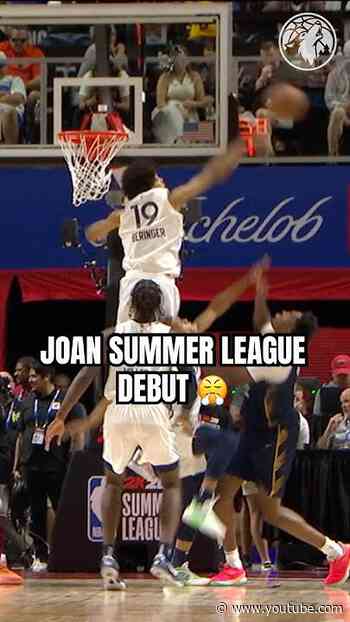 JOAN WENT CRAZY IN HIS SUMMER LEAGUE DEBUT. 😤