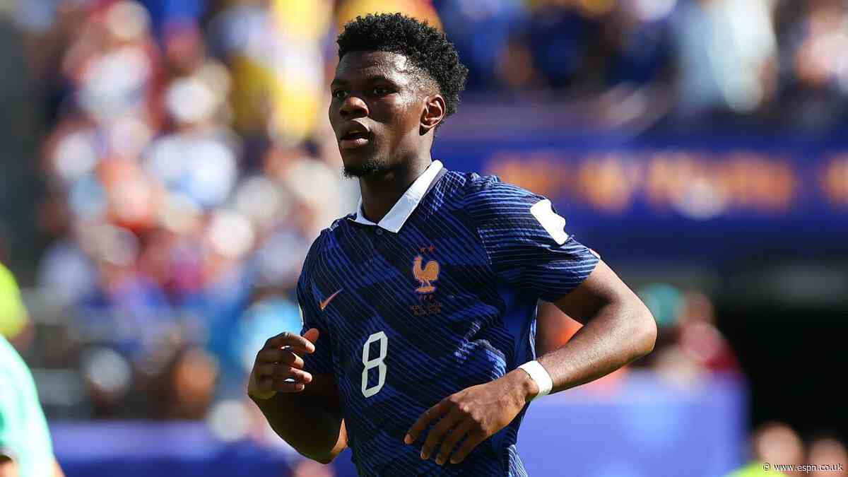 Sources: France's Tchouaméni out vs. Paraguay