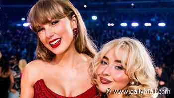 Sabrina Carpenter spotted at pal Taylor Swift's wedding... after Swift scrapped plans to have bridesmaids