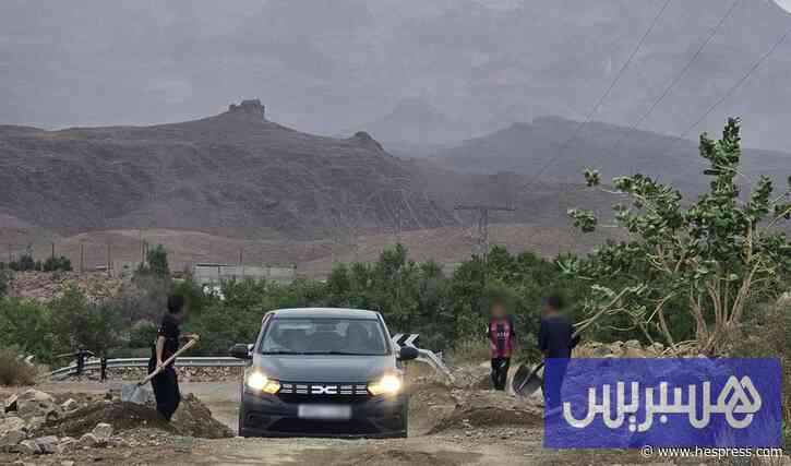 الأمطار تتسبب في انجرافات بالنقوب
