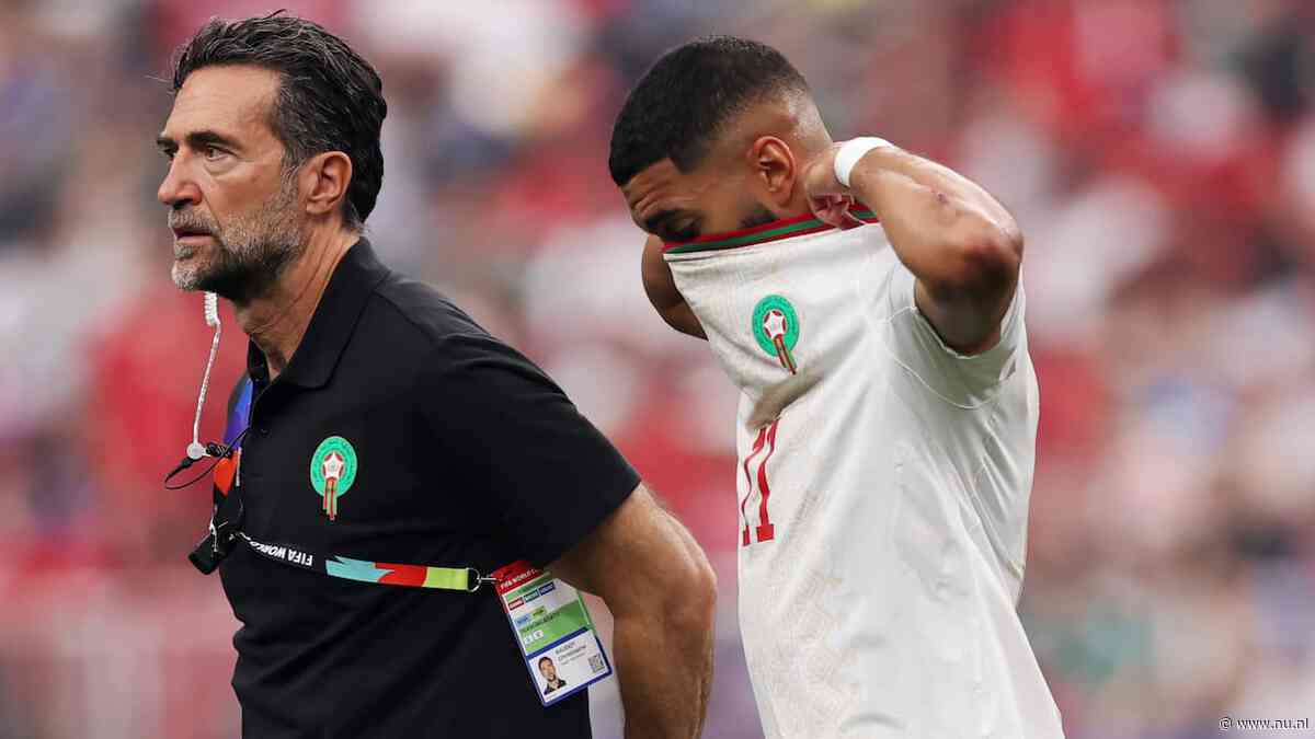 Marokkaanse WK-ster Saibari valt geblesseerd uit in achtste finale tegen Canada