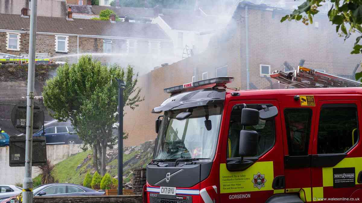 Everything we know as major fire breaks out in Swansea city centre