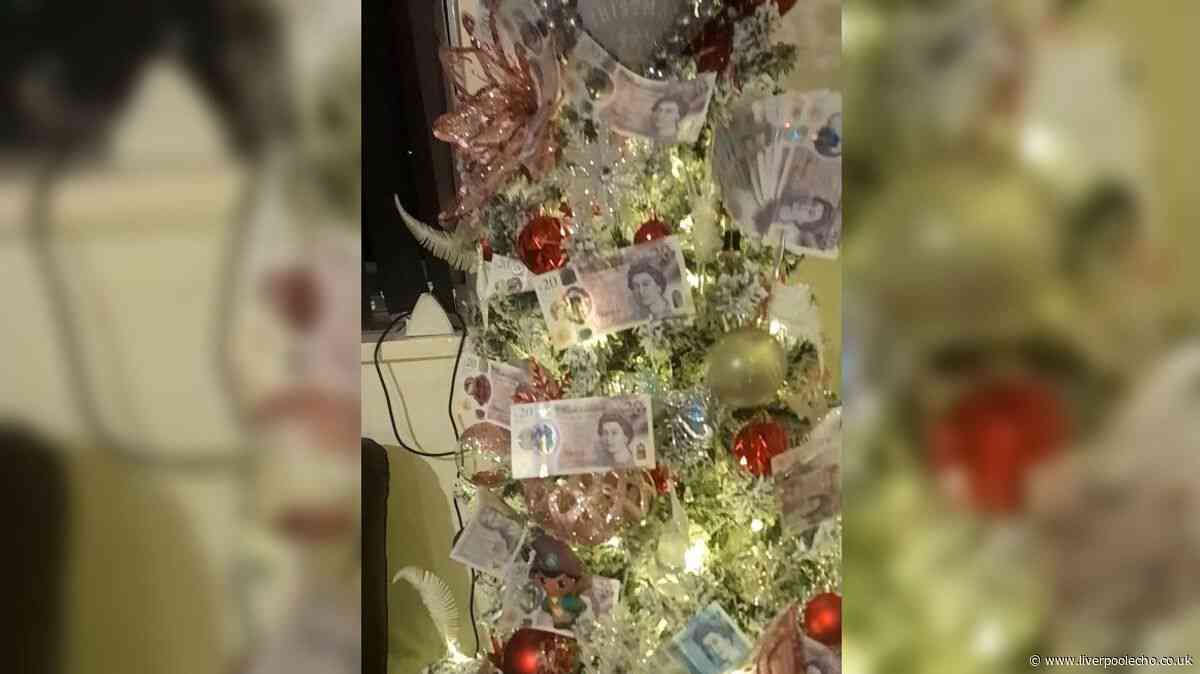 Drug dealer decorated his Christmas tree with £20 notes