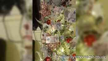 Drug dealer decorated his Christmas tree with £20 notes