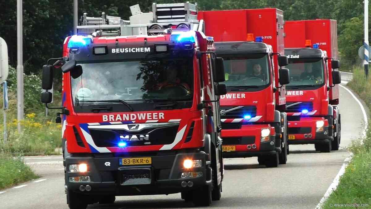 STH Team brandweer Beusichem met Spoed naar een Explosie in Huizen aan de Gooilandweg - ZGB GRIP 1