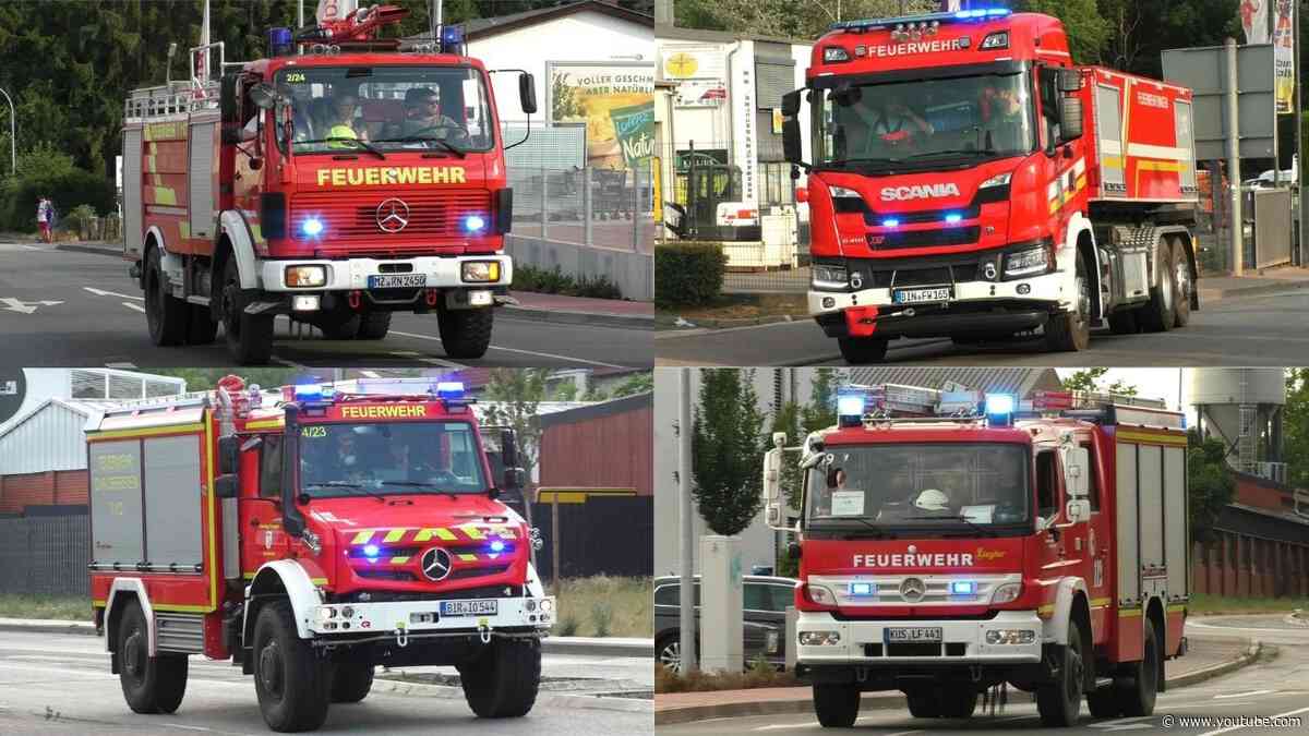 [4/4] [Waldbrand - 600 Einsatzkräfte bei 40°+] Großeinsatz Feuerwehr DRK.. Traisen / Bad Kreuznach