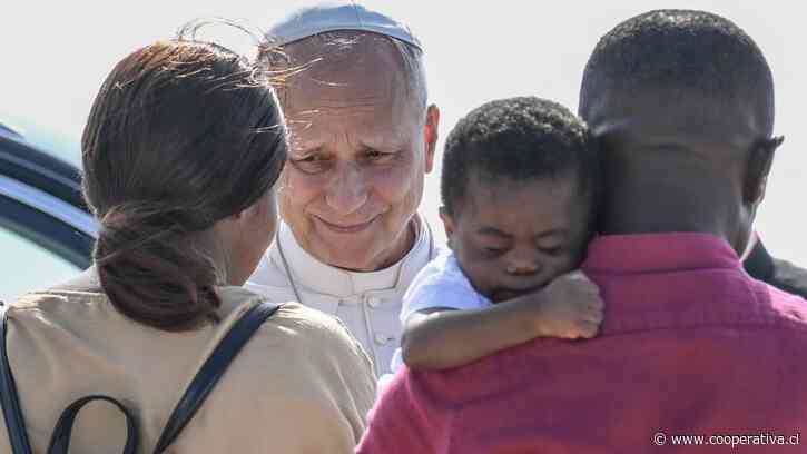 León XIV homenajeó en Lampedusa a los migrantes fallecidos en el Mediterráneo