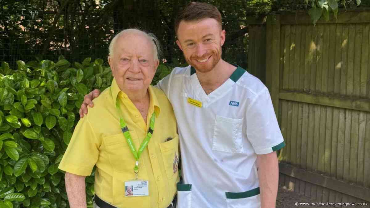 The 93-year-old who can't keep himself out of hospital, but not because he's sick