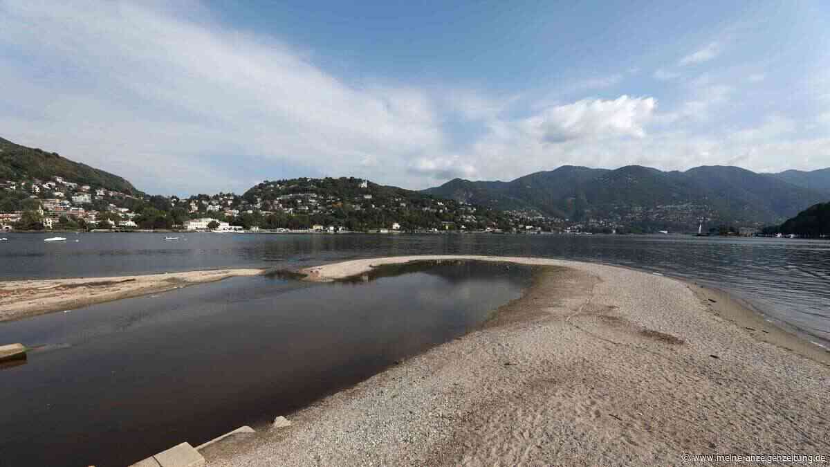 Italien kämpft mit dramatischer Dürre: Ernte verdorrt, beliebte Urlauberseen verlieren Unmengen Wasser
