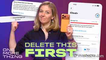 Free up iCloud space in 15 minutes on your iPhone