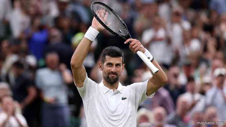 How to watch Rinderknech vs. Djokovic online for free