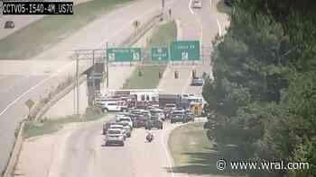 Crash shuts down ramp leading to Raleigh's Glenwood Avenue; injuries unclear