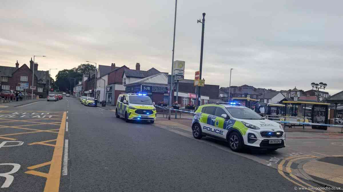 Heswall Bus Station closed off live after reports of stabbing