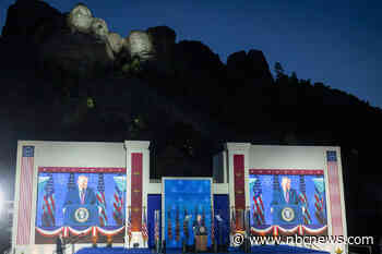 Trump warns of communist ‘threat’ and touts America’s strength at Mount Rushmore