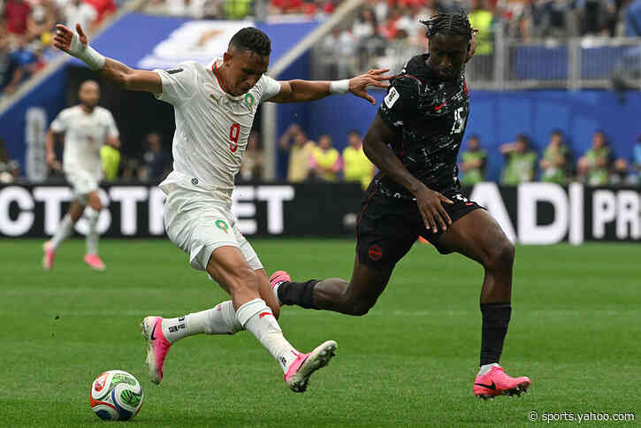 Morocco win and are first into the Cup quarter-finals 🎥