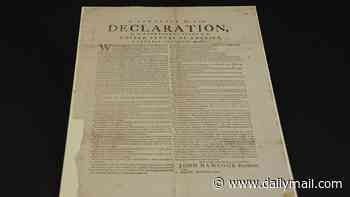 Extremely rare authentic copy of the Declaration of Independence is miraculously FOUND after being hidden away in another country for 250 years