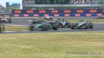 Russell mugs both McLarens in chaotic opening lap