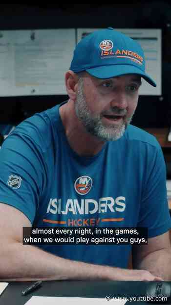 The moment Matias became an Islander.
