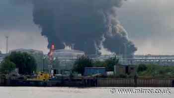 Ukraine hits major oil terminal in 'massive' overnight drone attack on Russia's St Petersburg