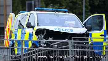 British Transport Police vehicle involved in crash while taking man into custody