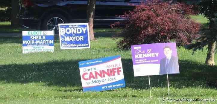 Complaints prompt enhanced enforcement of C-K’s campaign sign bylaw