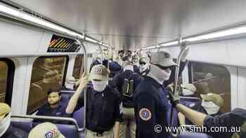 Masked Patriot Front white nationalists stage July 4 march in DC
