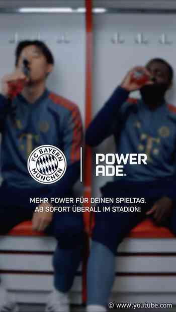𝐌𝐞𝐡𝐫 𝐏𝐨𝐰𝐞𝐫 𝐟ü𝐫 𝐝𝐞𝐧 𝐌𝐚𝐭𝐜𝐡𝐝𝐚𝐲! Powerade jetzt in der Allianz Arena erhältlich.🔥