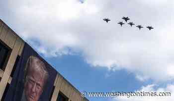 Flyovers steal the show at nation's 250th celebration in Washington