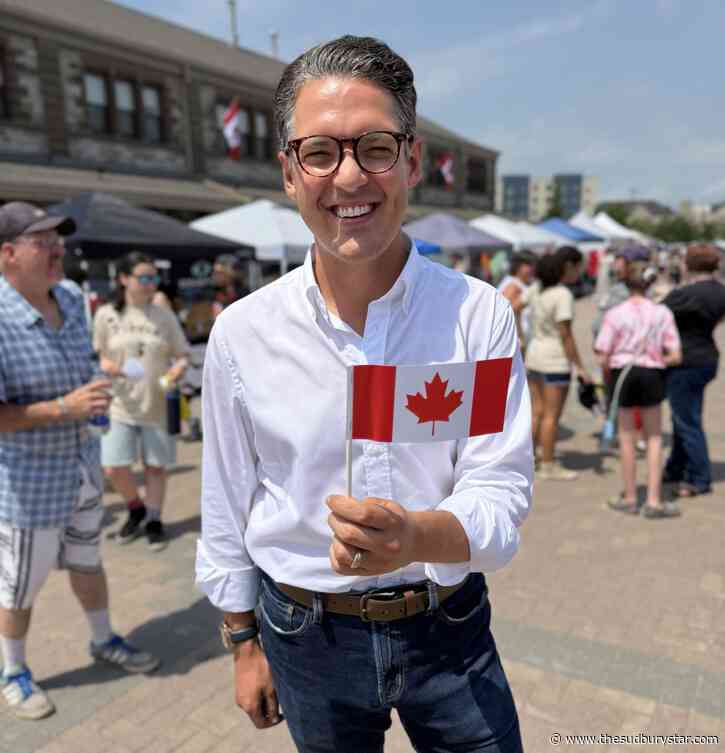 Liberal leadership hopeful Marando stresses Highway 69, Northern economy in Sudbury stop