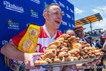 Joey Chestnut defends Nathan's hot dog eating title for 18th year