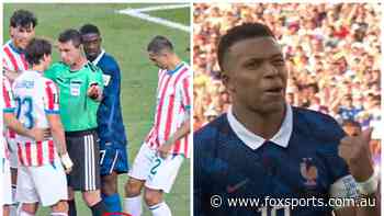Mbappe’s cold response to dodgy tactic as ‘team of thugs’ spark World Cup outrage
