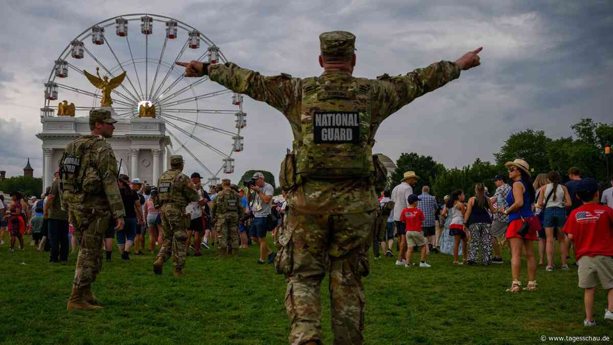 250 Jahre USA: Unwetter verzögert Trump-Rede - Festmeile evakuiert