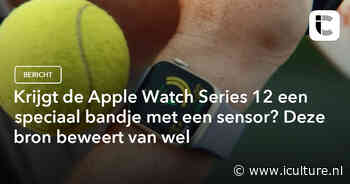 Krijgt de Apple Watch Series 12 een speciaal bandje met een sensor? Deze bron beweert van wel