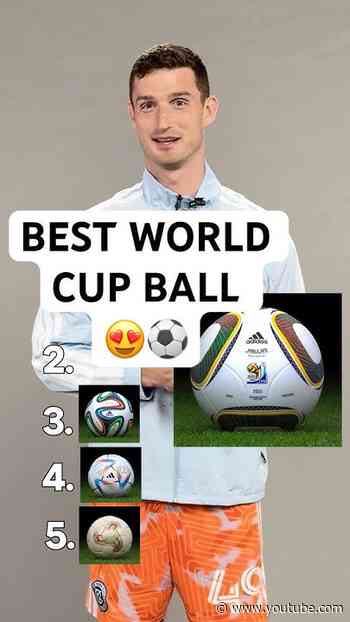 Blind ranking some of the best @fifa World Cup balls with @ussoccer keeper Matt Freese🥶