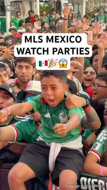 @mls TURNED UP for Mexico’s historic World Cup win!🇲🇽🎉