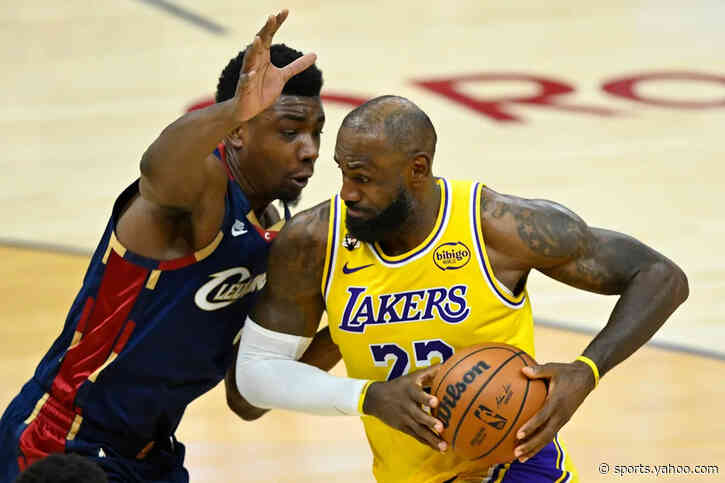 LeBron James seen with Cavs front office member in Akron