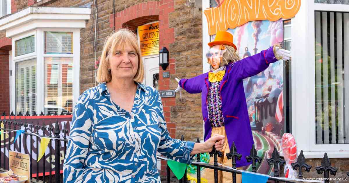 Characters from Cats, Willy Wonka and The Little Mermaid take over Welsh village