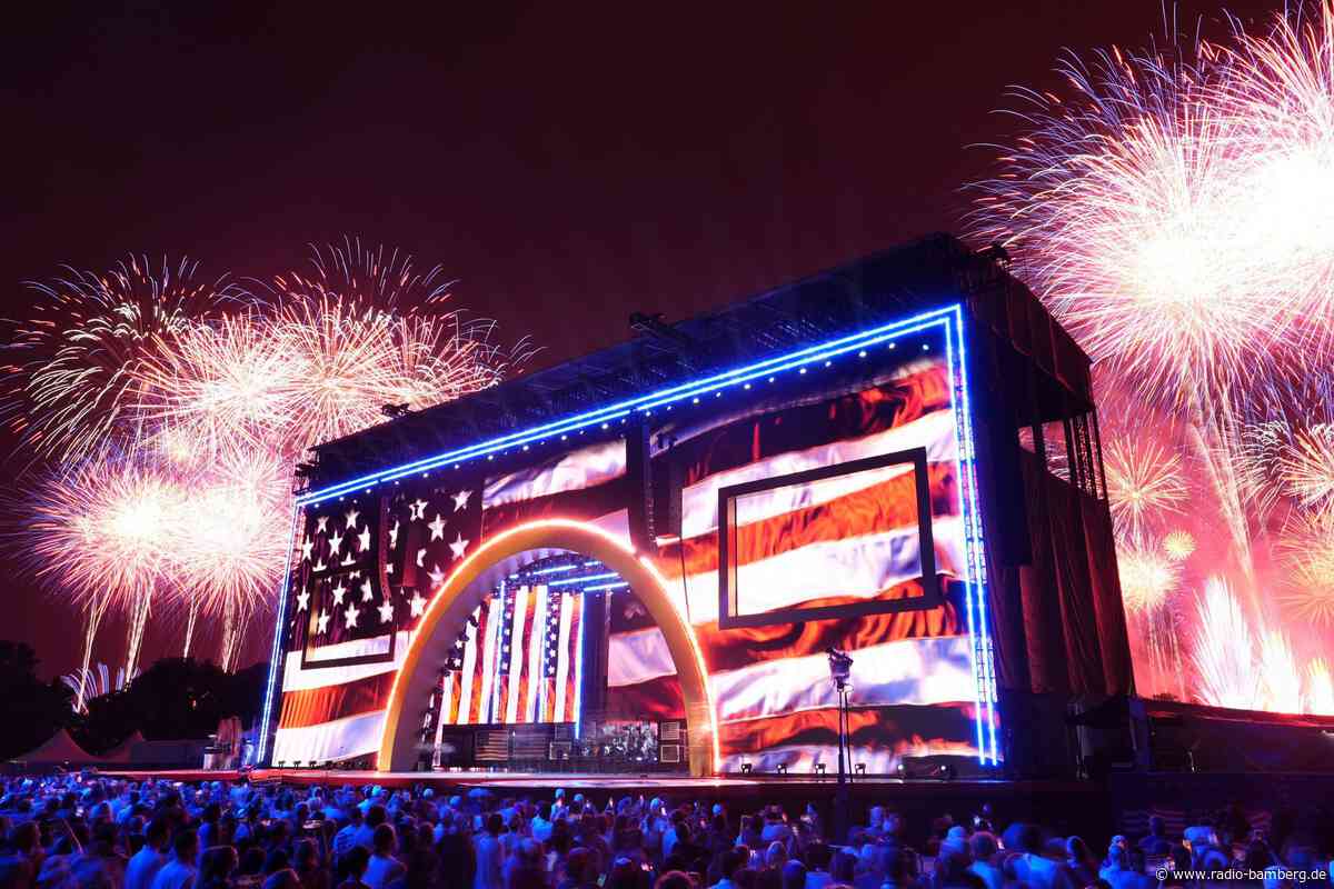 Trump-Rede und riesiges Feuerwerk zum 250. Jubiläum der USA