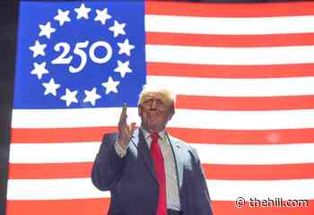 Trump celebrates America’s 250th anniversary in weather-delayed, sometimes partisan speech