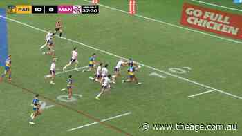 Walker produces flick pass for the ages