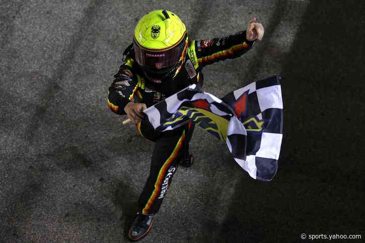 Brandon Jones denies Chase Elliott in NASCAR O'Reilly overtime to win at Chicagoland