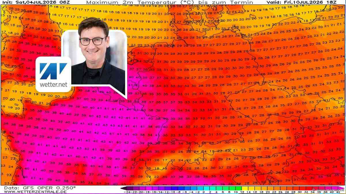 Mächtiger Heat Dome sperrt Hitze über Deutschland ein – und bringt bis zu 40 Grad