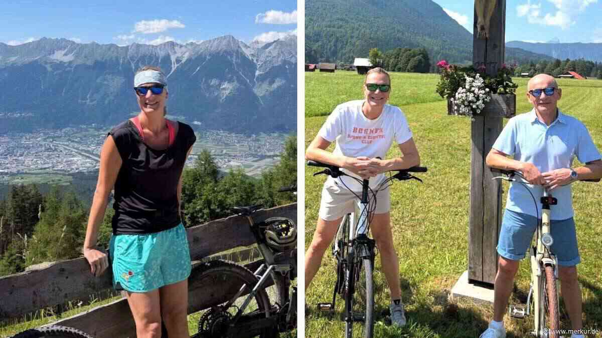 Maria Höfl-Riesch genießt malerische Radtour zur Aldranser Alm