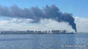 Major Ukrainian drone attack on Russia strikes St Petersburg oil terminal